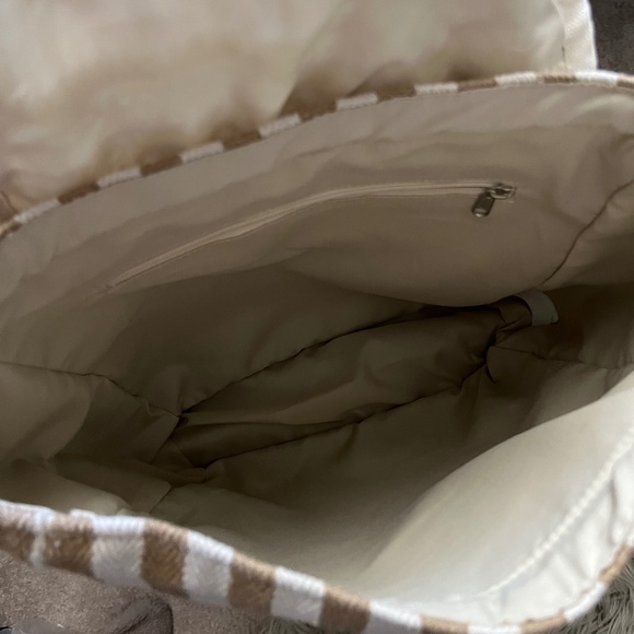 ROXY Summer Tan Macrame Backpack NWT - Picture 8 of 10